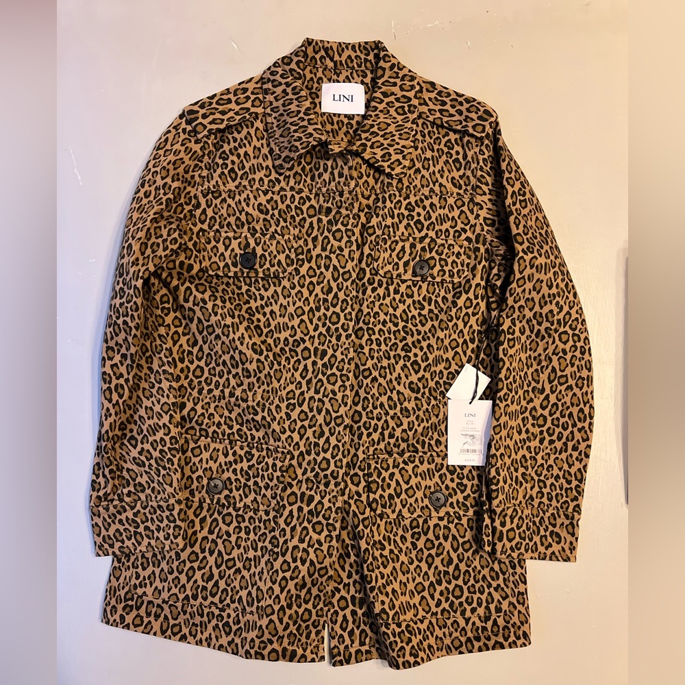 WOMENS LINI CANVAS TRENCH COAT SIZE SMALL